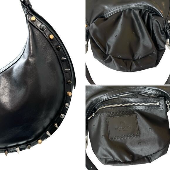MARINE‎ SERRE Stud Eclipse Crescent Moon Shoulder bag - Picture 6 of 14